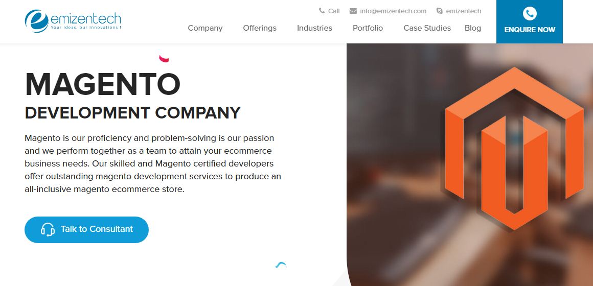 Emizentech Magento Development Company