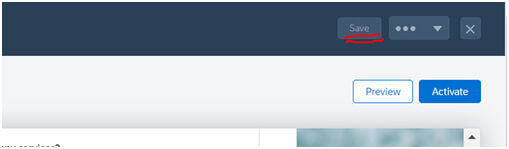 Page branching dialog