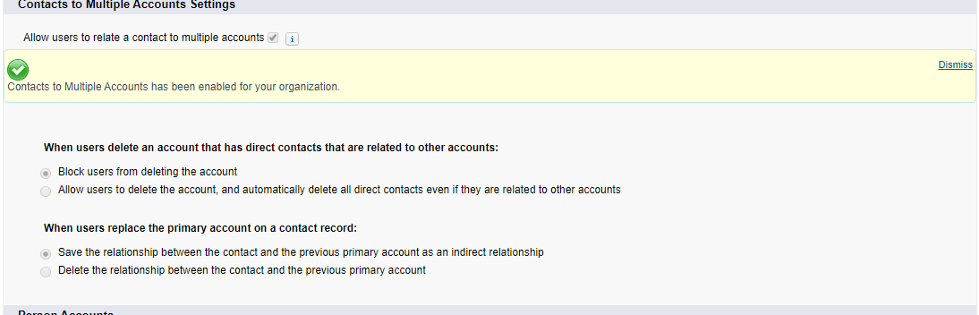 Relate Single Contact to Multiple Contacts