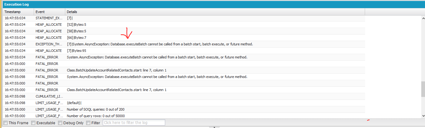 complete definition of error message