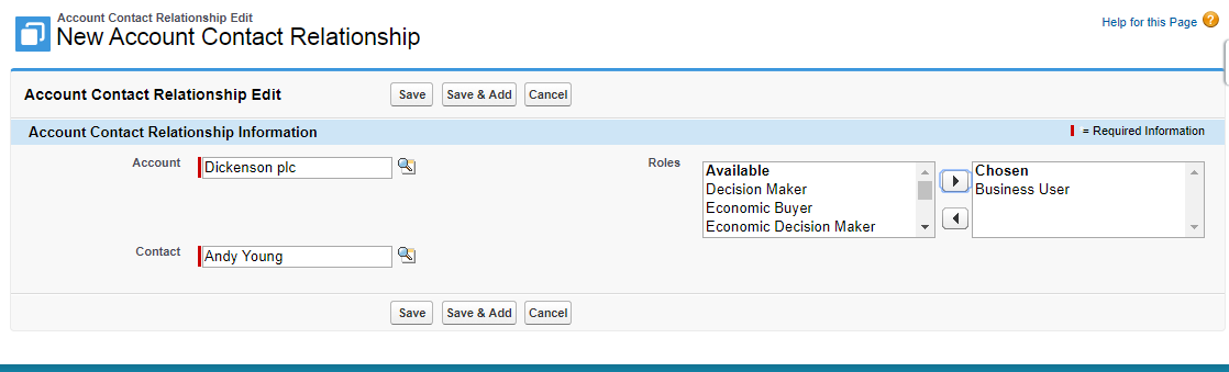Relate Contact to Multiple Contacts