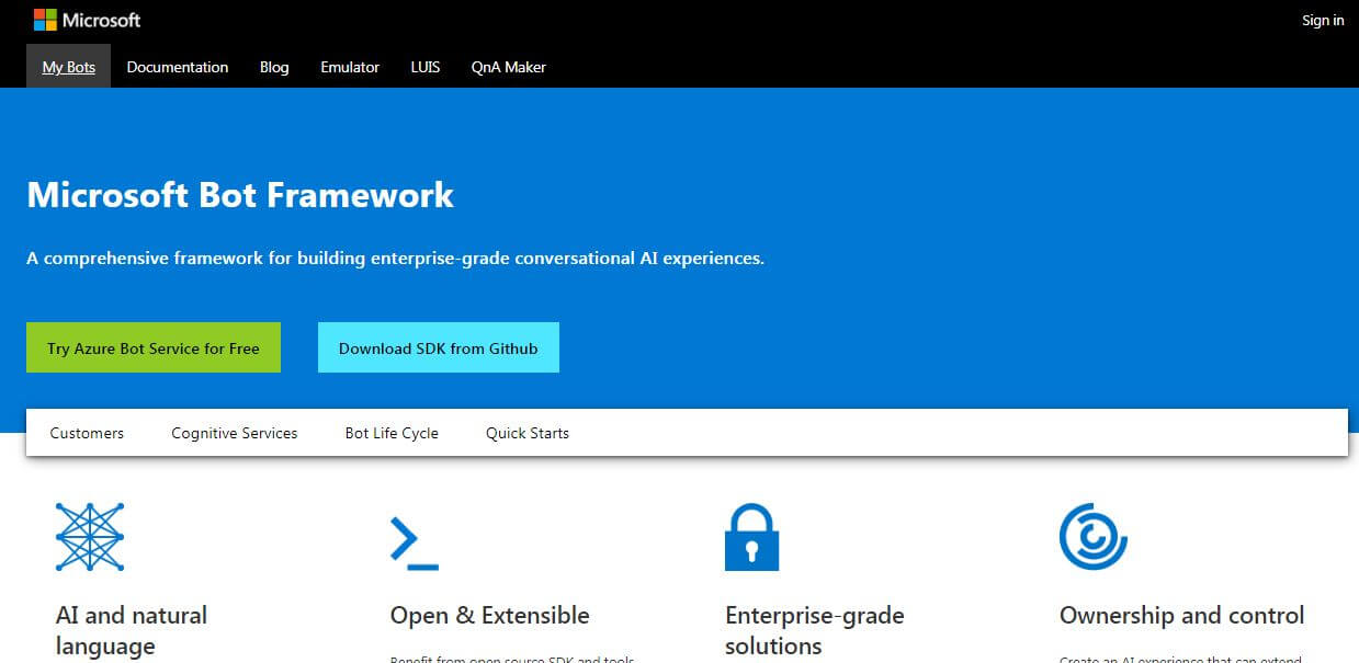 Microsoft Bot Framework