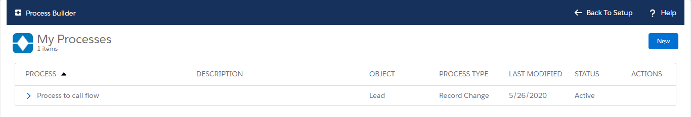 Process Builder Example
