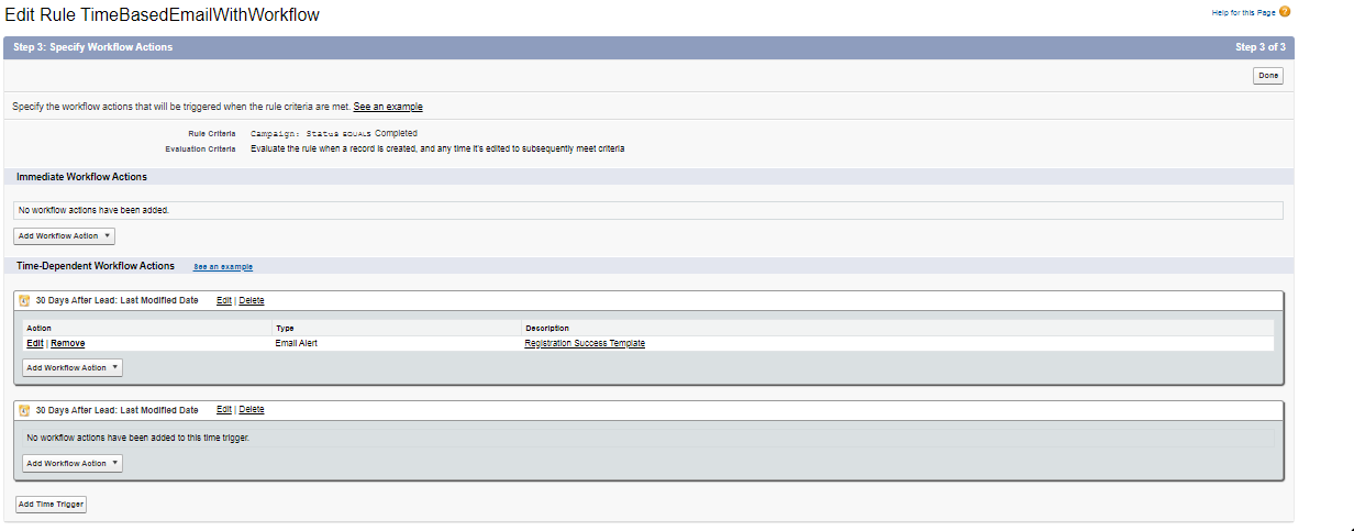 Add Email Alert in Time-Based Trigger