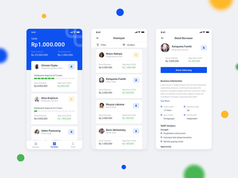 p2p lending app benefits