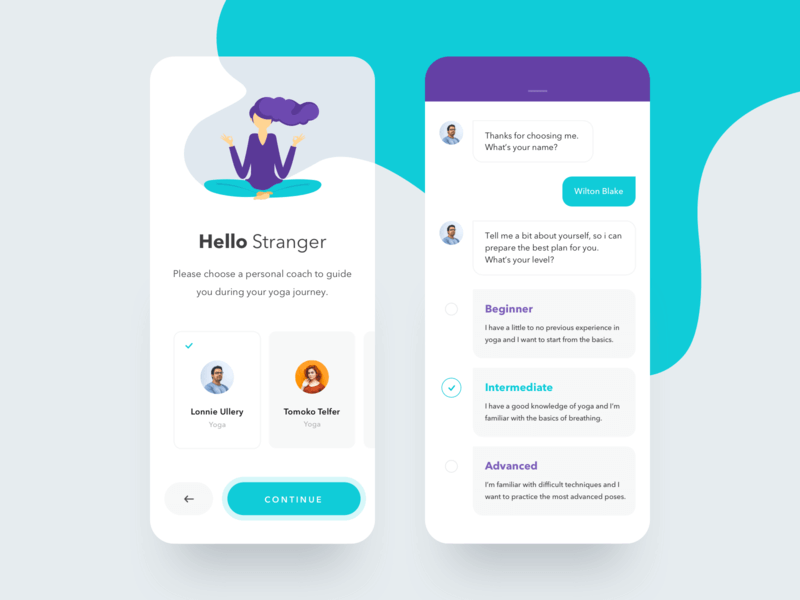 mobile application for yoga