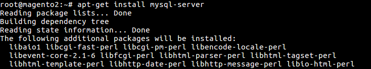 apt-get install mysql-server