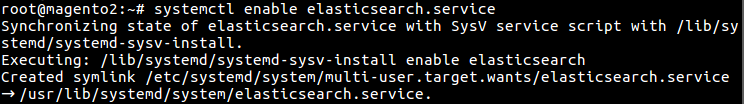 39 systemctl enable elasticsearch.service