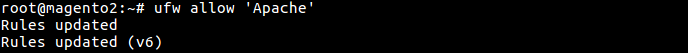 4 ufw allow apache