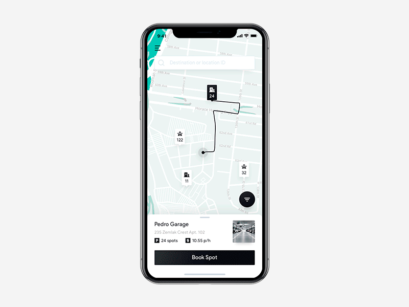 car parking finder app