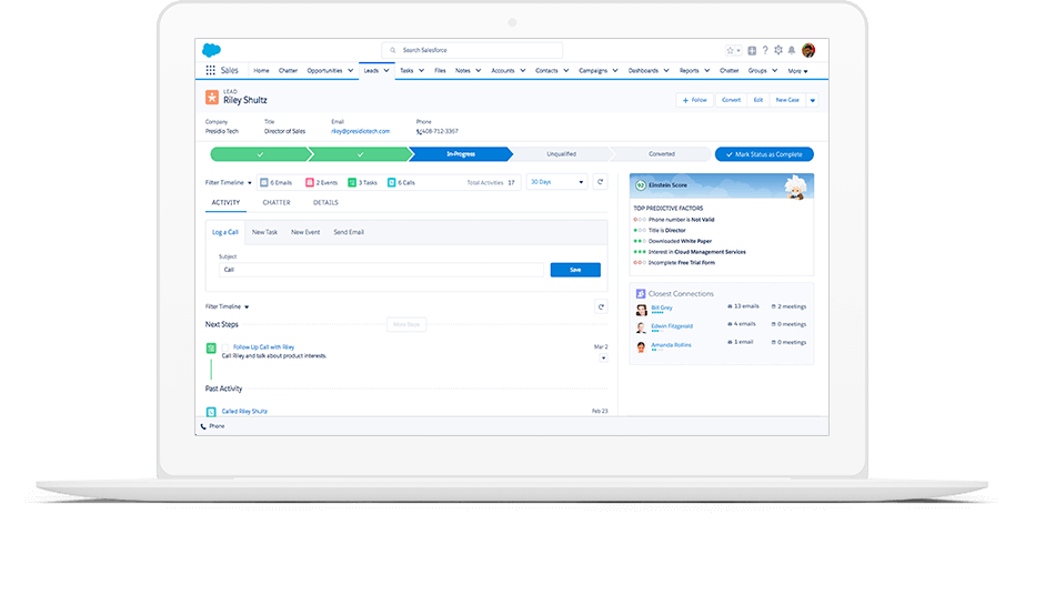 einstein sales cloud salesforce