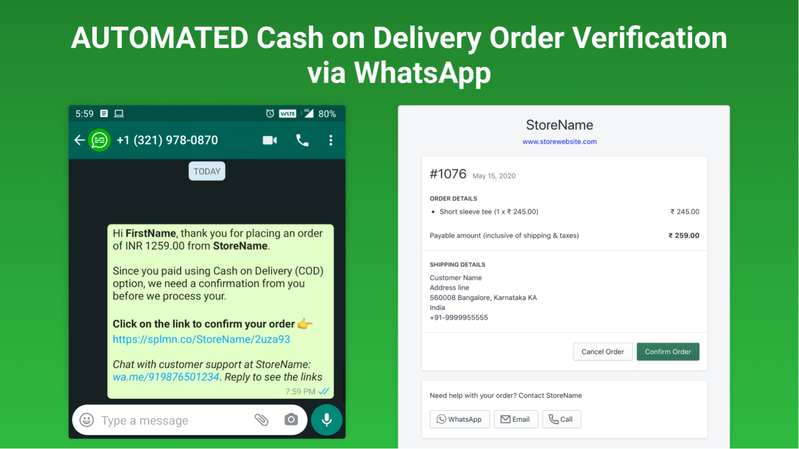 WhatsApp Chat shopify app