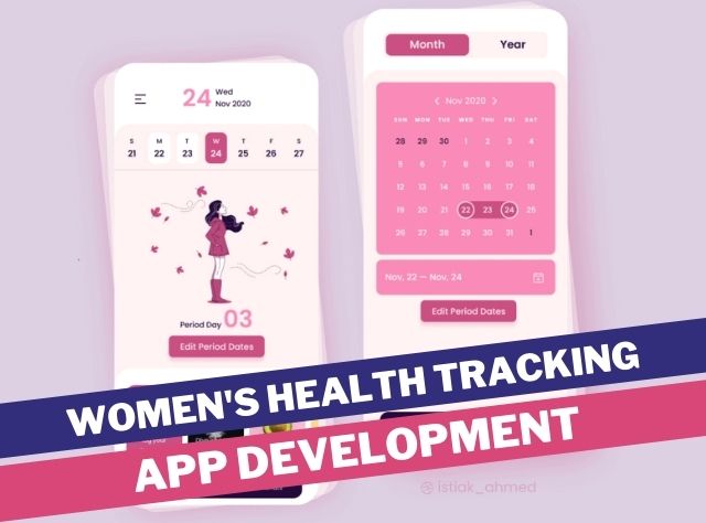 womens health, period, ovulation tracking app development guide