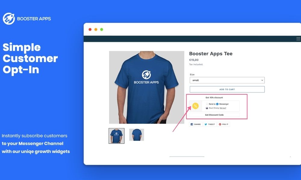 Facebook Messenger Marketing app Shopify