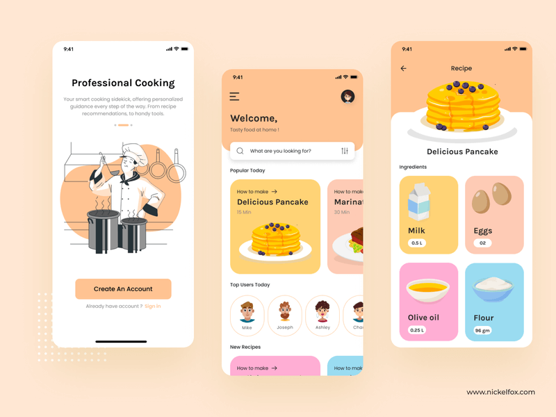 freelance chef app