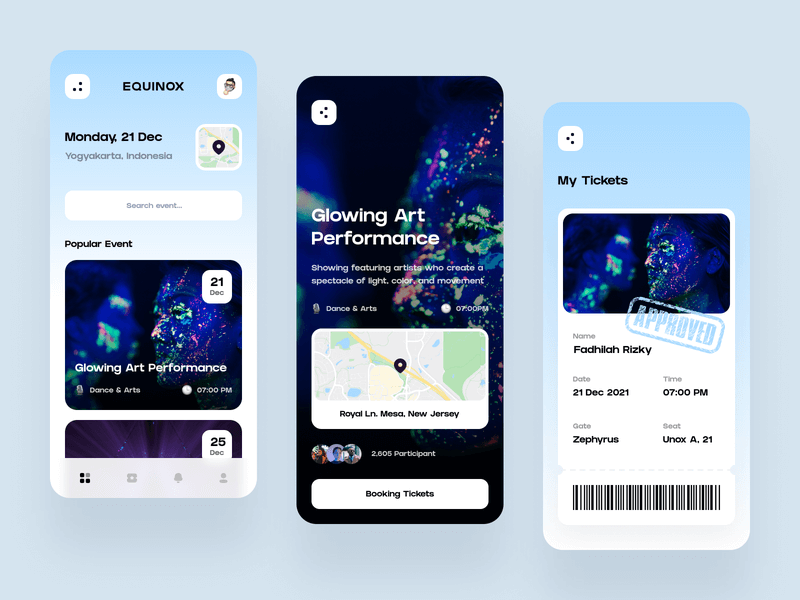online artists booking app