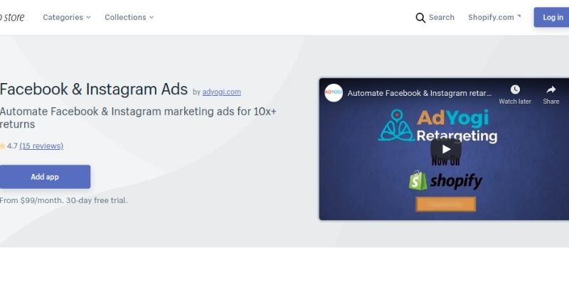 promotional video of shopify app