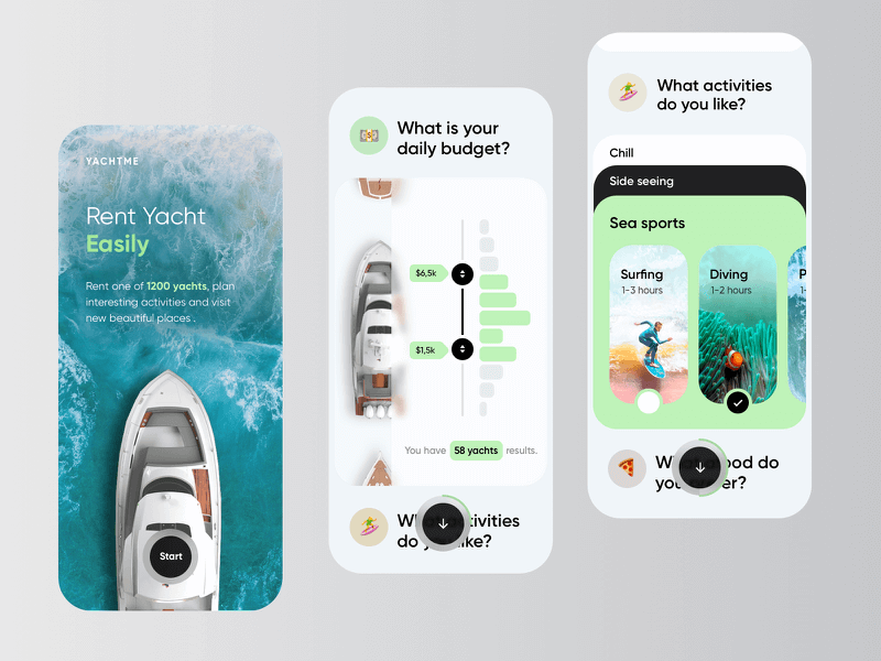 boat renting app development