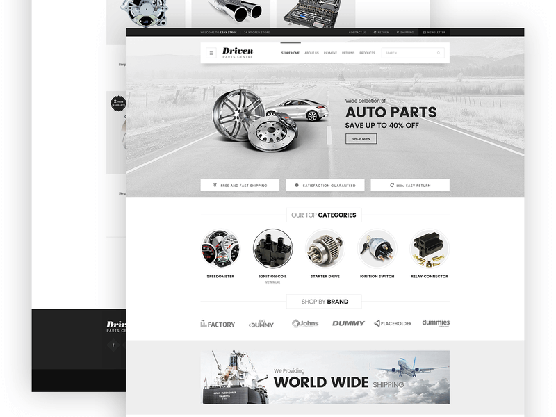 online autoparts store