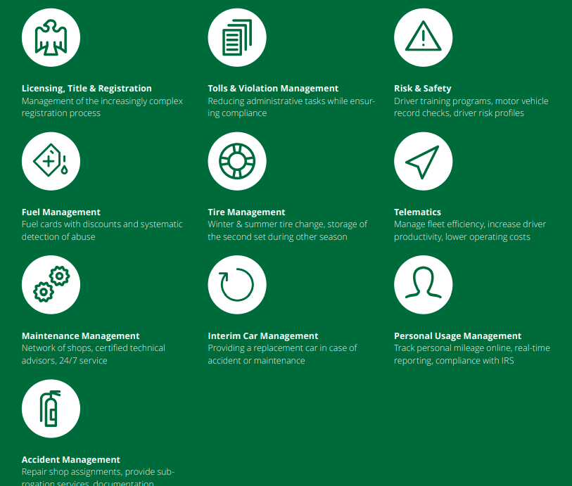 Ten Core Services Offered By Top Fleet management Companies