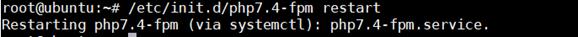 restart the PHP-FPM