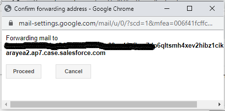 pop up will appear, click on Proceed