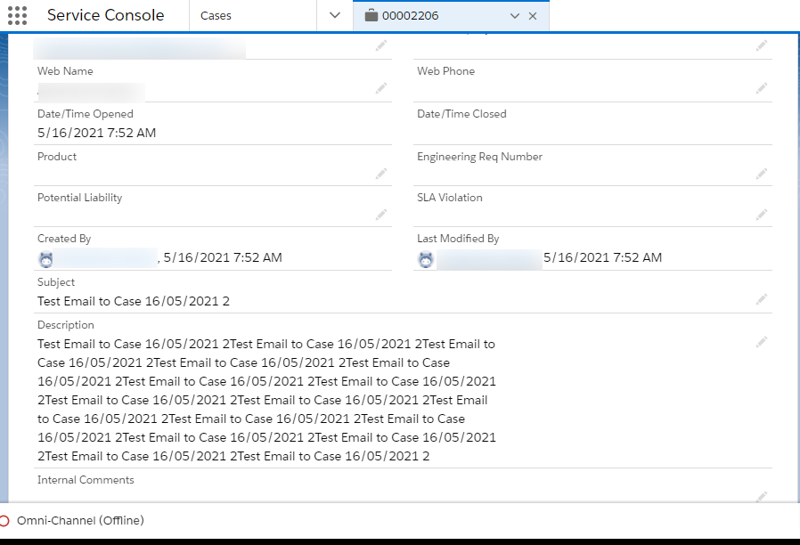 email case Salesforce