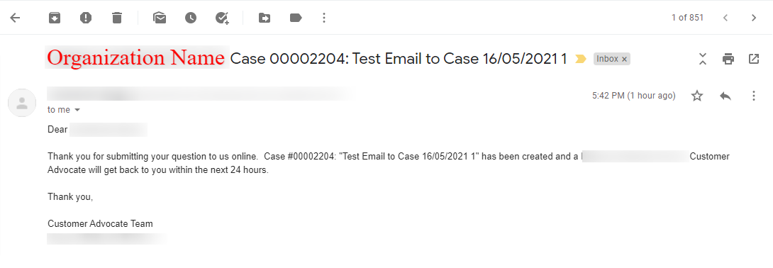 send the email alert