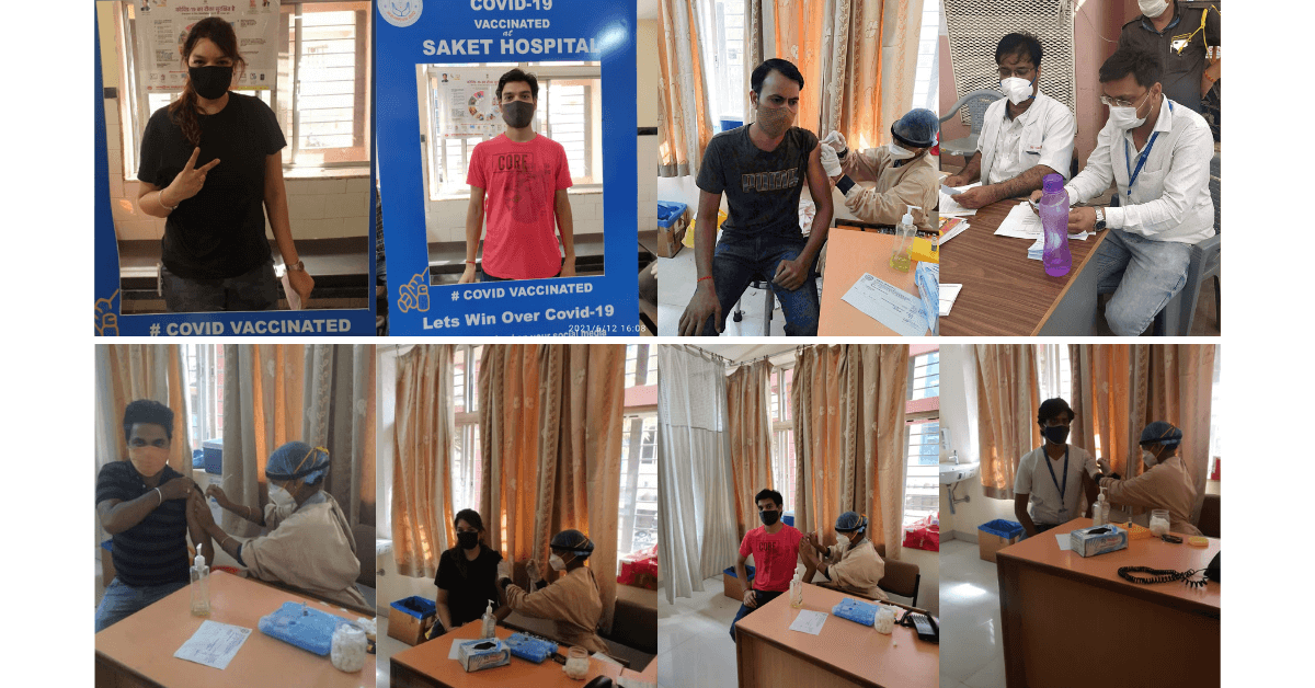 Free Vaccination Drive participants