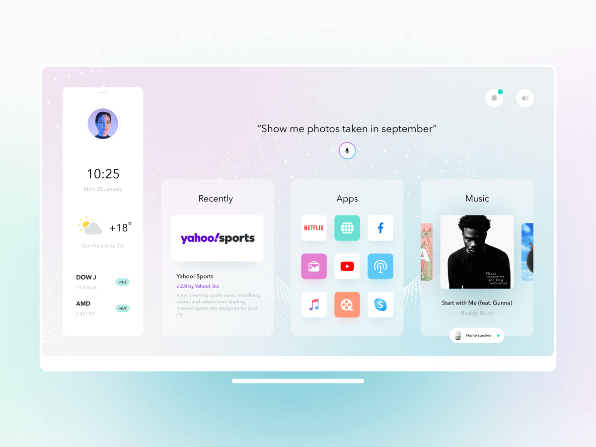 smart tv app screenshot