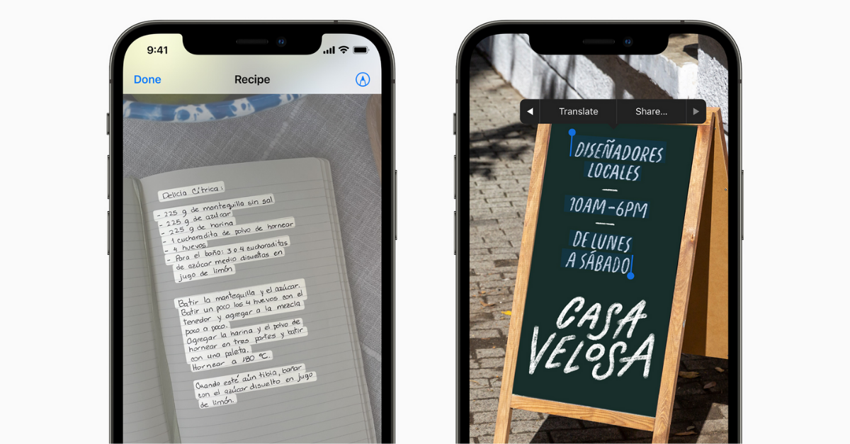 Apple IOS 15 Advanced Spotlight Search & Live Text