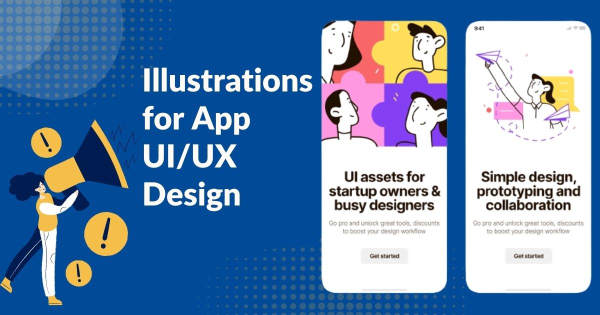 Illustrations for App UIUX Design