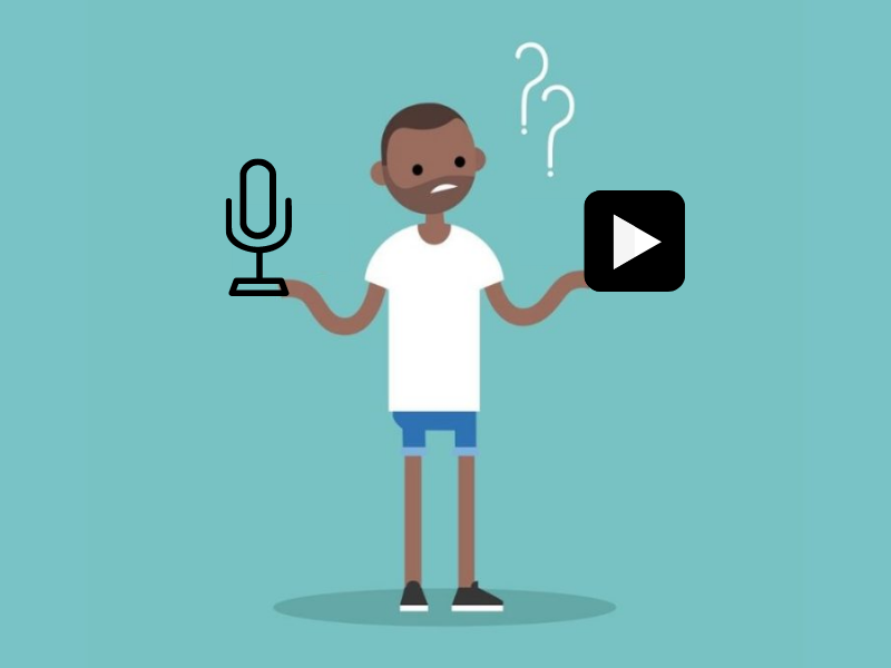 Voice Content Credibility Over Visual Content