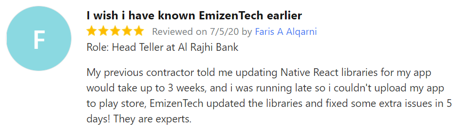 Client review GoodFirms