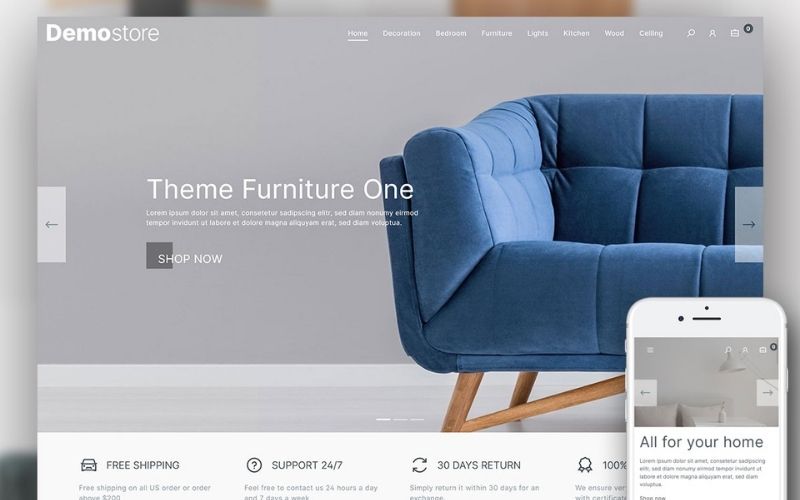 FURNITURE ONE – Responsive Premium Theme