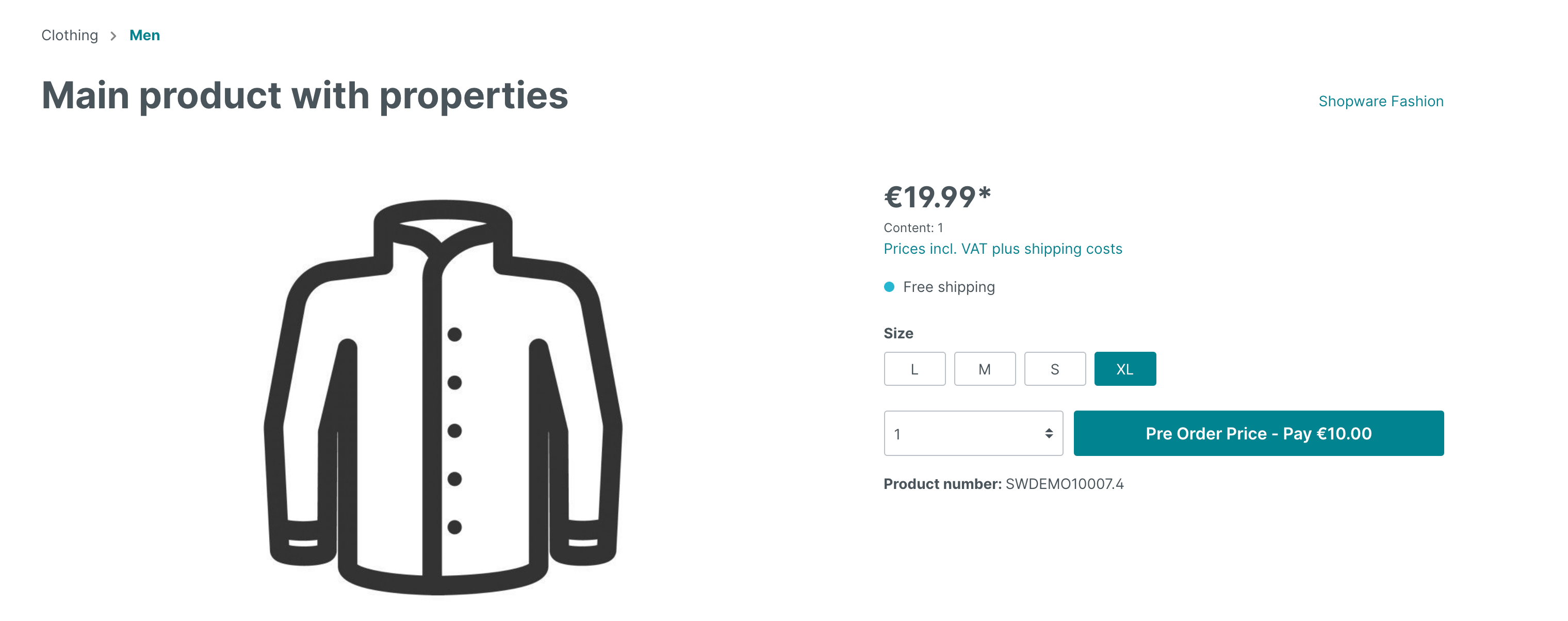 Pre Order for ShopWare 6 main product