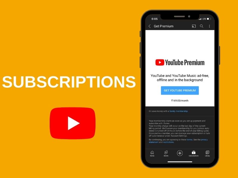 Subscription based monetization