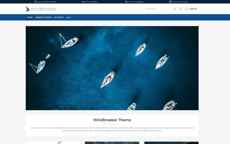 Windbreaker Theme for Shopware 6