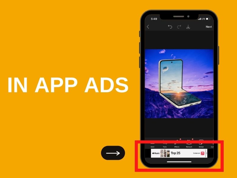 in App Ads in pics art