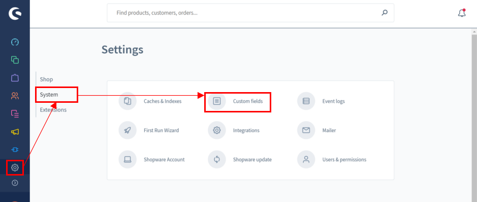 shopware custom field 1