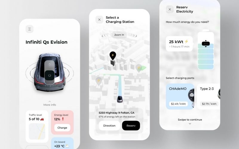 Gas & Charging Station Finder App