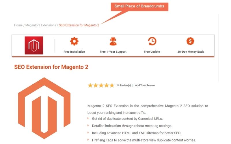 Magento Breadcrumbs