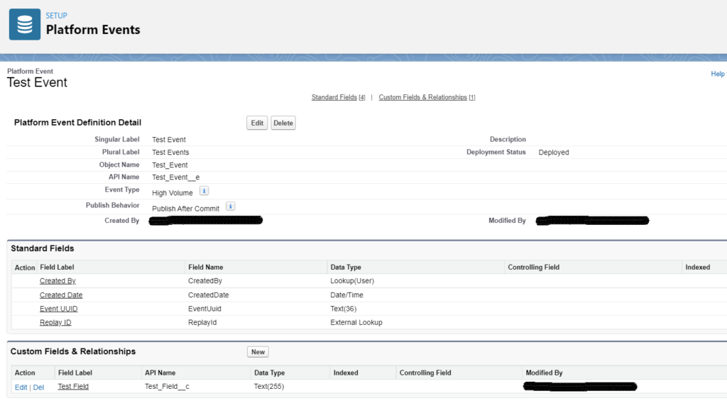 salesforce platform events