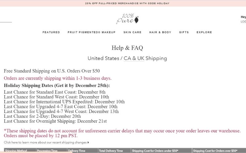 100PercentPure FAQ Page