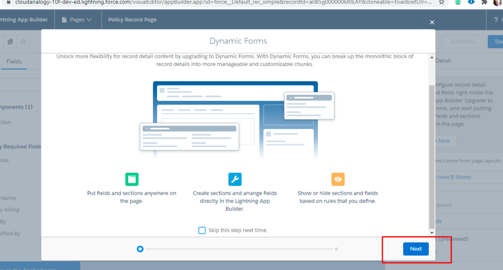 Lightning App Builder