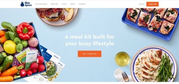 Blue Apron WEBSITE