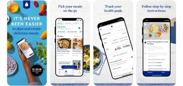 Blue Apron mobile app