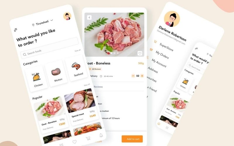 Fresh Meat Delivery App