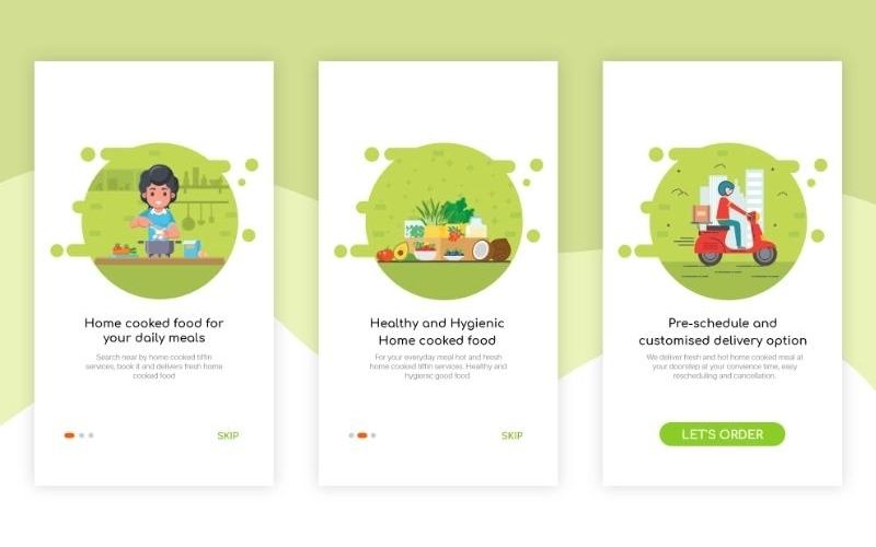 Home Cooked Food Delivery App