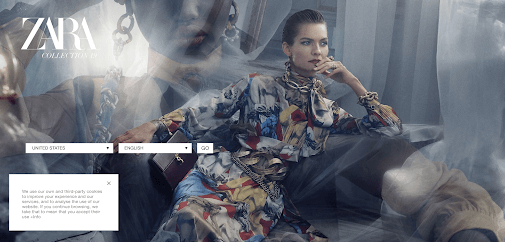 Language selection (Zara)